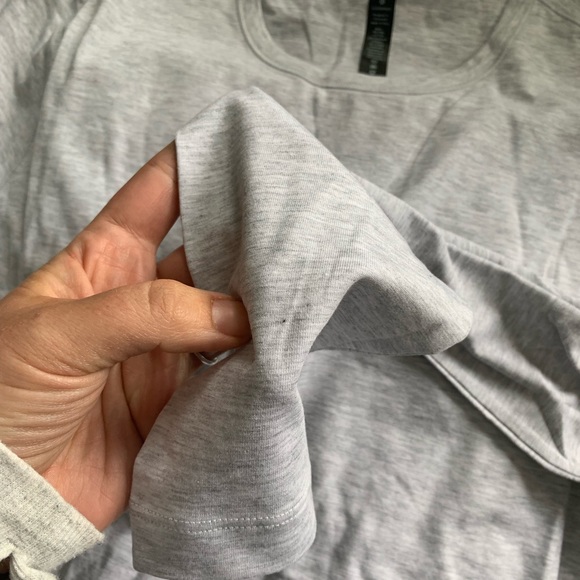 NWT Lululemon Light Gray 5 Year Basic Long Sleeve - Picture 8 of 8